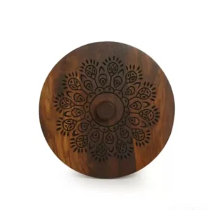 Engraved Round Wooden Wall Art Aflex World