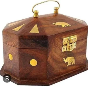 Handcrafted Wooden Jewelry Storage Box Aflex World 1
