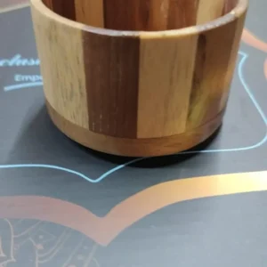 Handcrafted Wooden Serving Bowl Aflex World 1