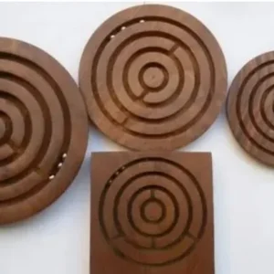 Handcrafted Wooden Spiral Trivet Hot Pot Stand Set Aflex World