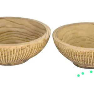 Handwoven Round Storage Basket Set Aflex World