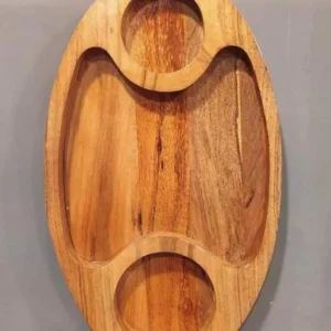 Heart Shape Wooden Serving Tray Aflex World