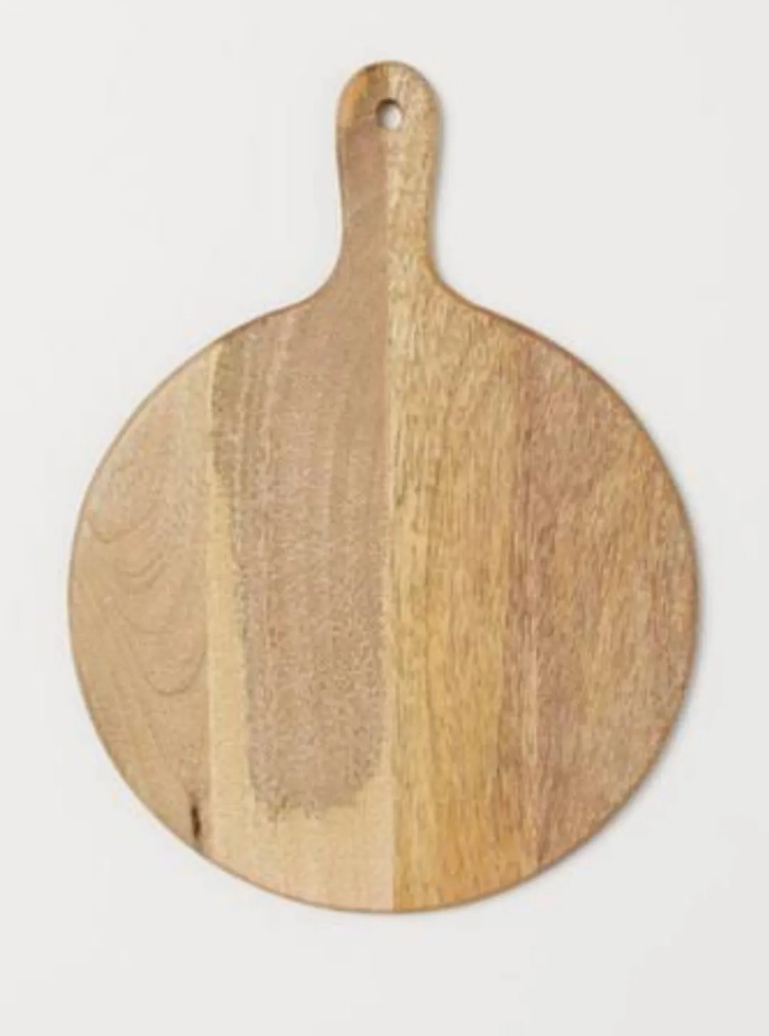 Round Wooden Serving Board With Handle Aflex World