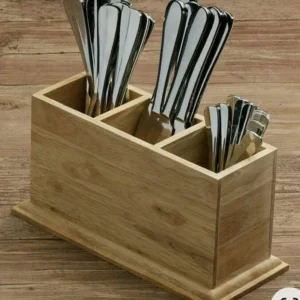 Wooden Cutlery Holder And Organizer Stand Aflex World